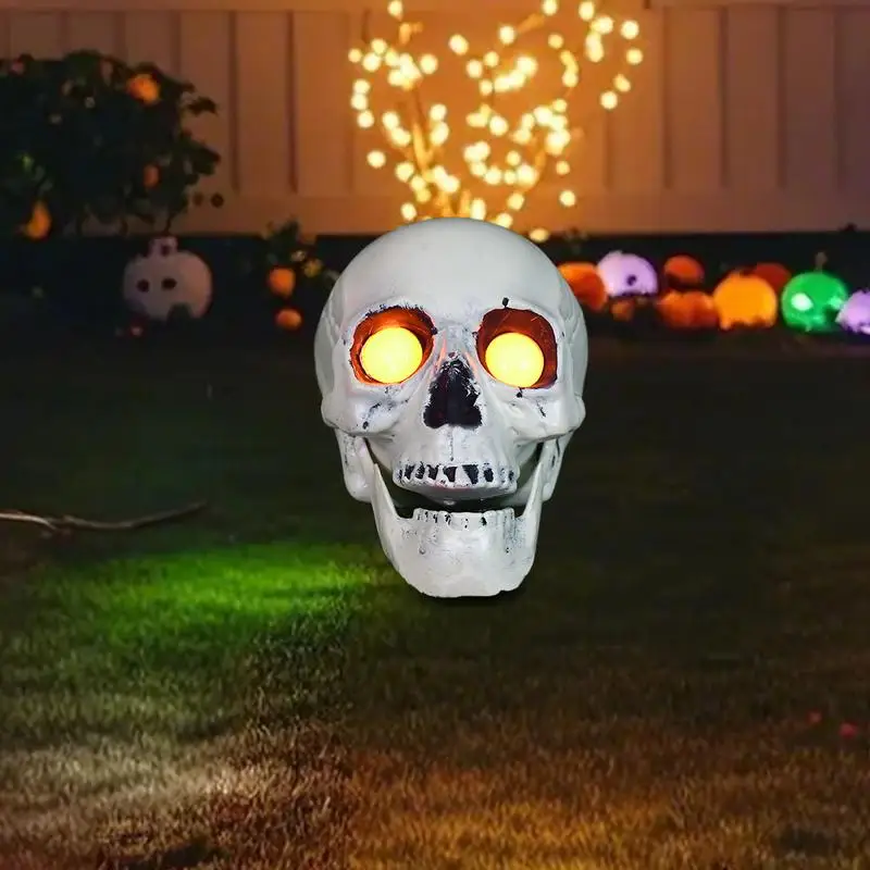 Light Up Skeleton Hands Solar Pathway Lights Solar Halloween Skeleton Arms Stakes Sound Effect Garden Stake Lights Halloween 3