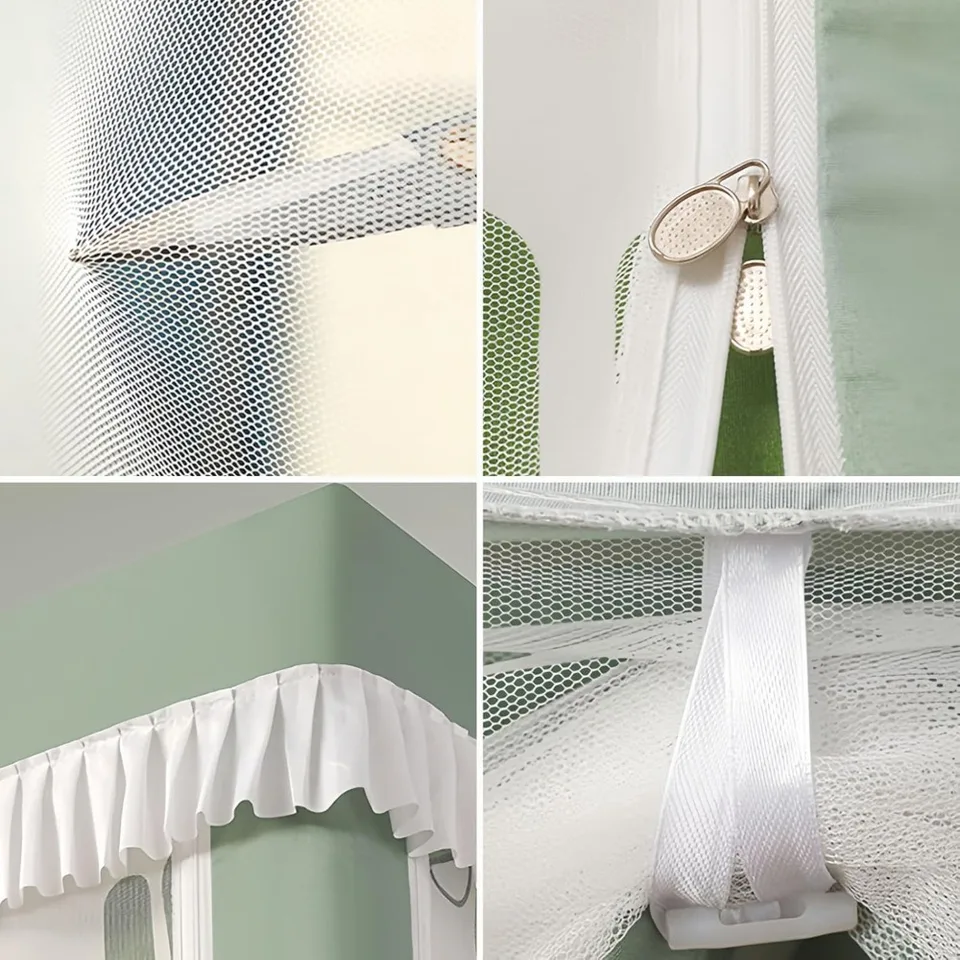 Indoor Bunk Bed Canopy with Mosquito Protection