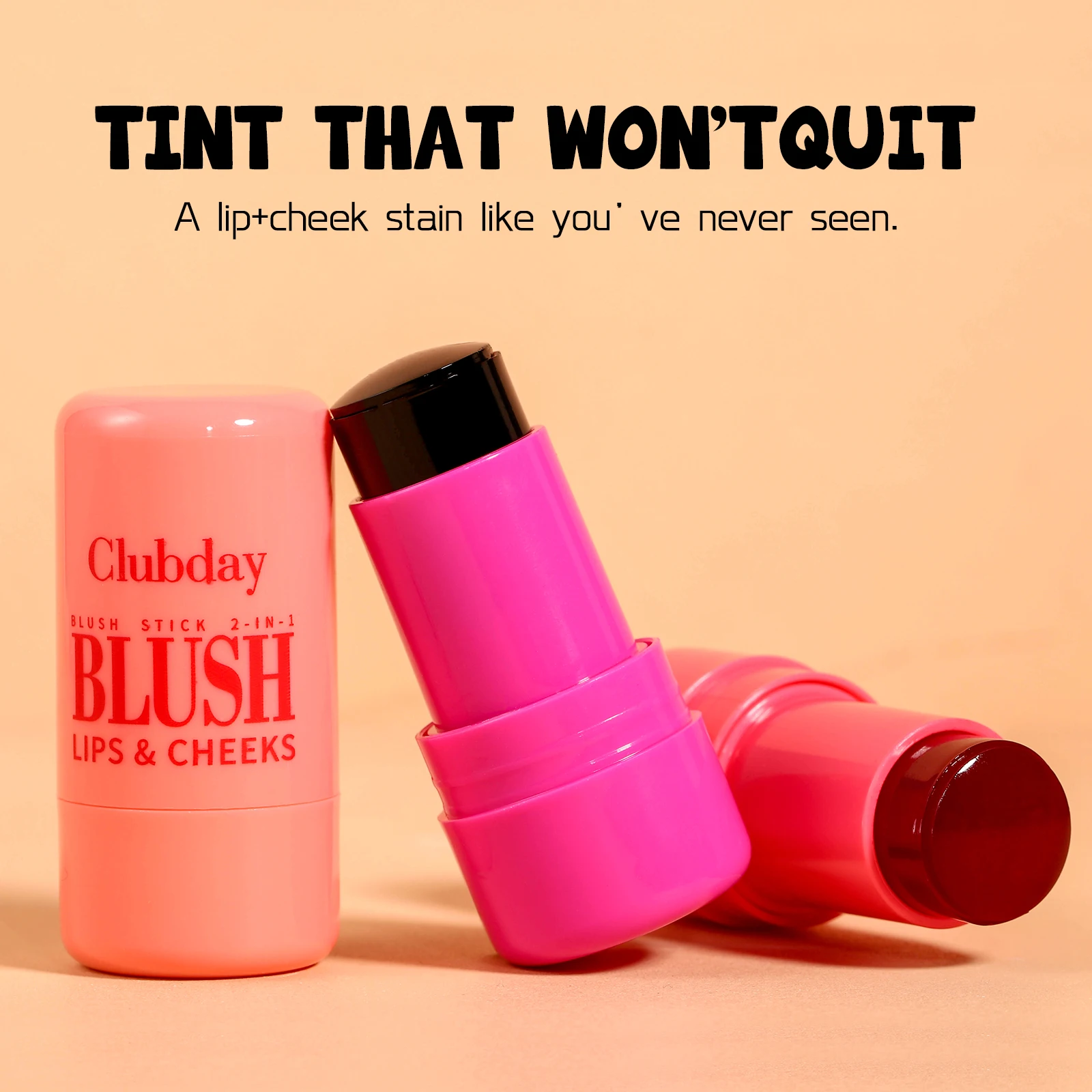 Jelly like Matte Cushion Blush Stick Lightweight Provides Coverage Controls Oil Blends Easily and Creates a Natural Makeup Look