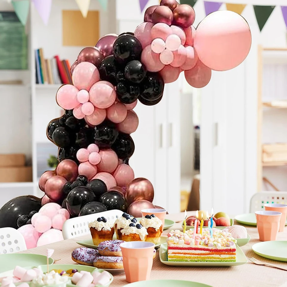 Balloon Arch Garland Kit With Balloon Ribbon For Girls Women Deco Birthday Party Wedding Valentine's Day Bridal Shower Engagement Decorations-20