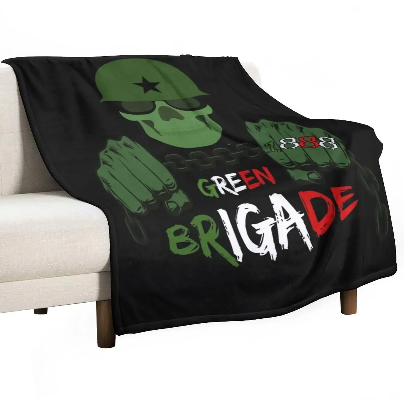 

Green Brigade Throw Blanket Sofa manga Blankets For Sofas Blankets