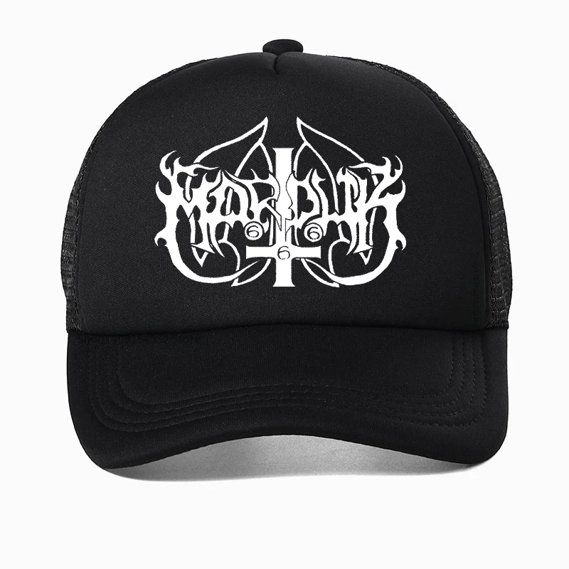 

Marduk BAND Casual Baseball cap Harajuku Styles Swedish Men's Dark Metal Band hat Hip Hop men Dark Metal Band hats Casquette