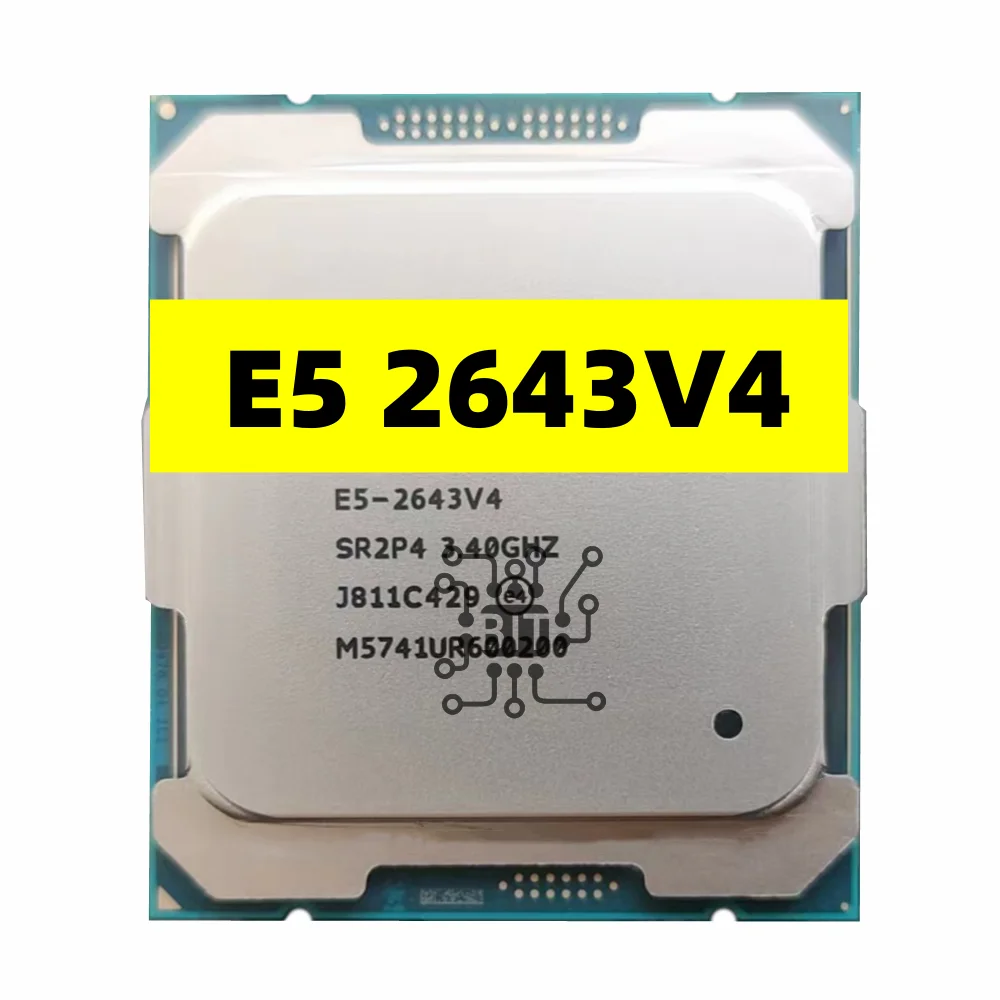 Xeon e5 2643v4 Smartcache 3.40ghz 6-core 20mb e5 2643 v4 Fclga20113 Tpd 135w
