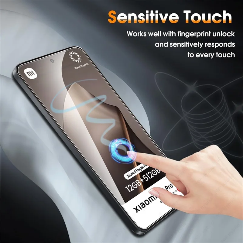 Full Cover Screen Protector - Premium HD Crystal 9H Tempered Glass, Anti-Scratch, Case Friendly