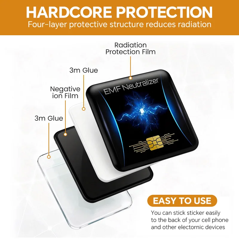 EMF BioChips Protective Anti-Radiation Stickers for Devices - Family Safety Shields