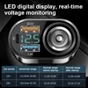 SEAMETAL Car Charger 66W USB Super Charge Phone Charger Auto Cigarette Lighter Adapter PD USB-C QC3.0 Multi Port Phone Charging 2