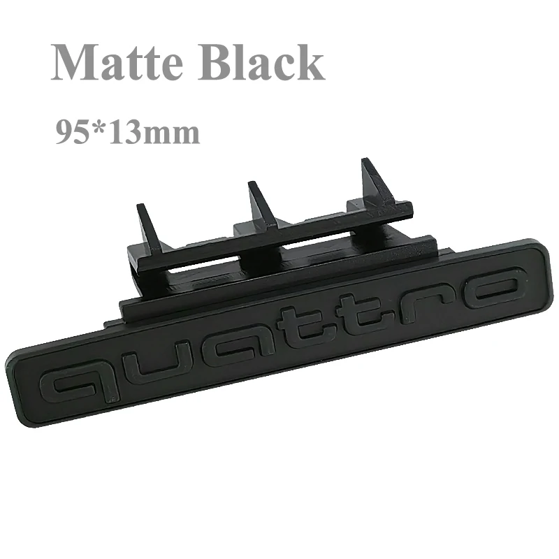 3d ABS Quattro Emblem Front Grill Abzeichen Audi Q5