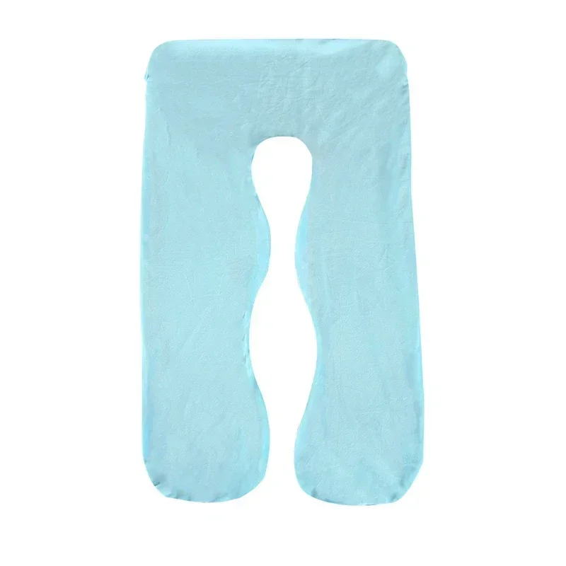 140/150CM Pregnant Maternity U-shaped Body Pillow Case Velvet Replacement Washable Cover Sleeping Support for Leg Pillow Cover 4