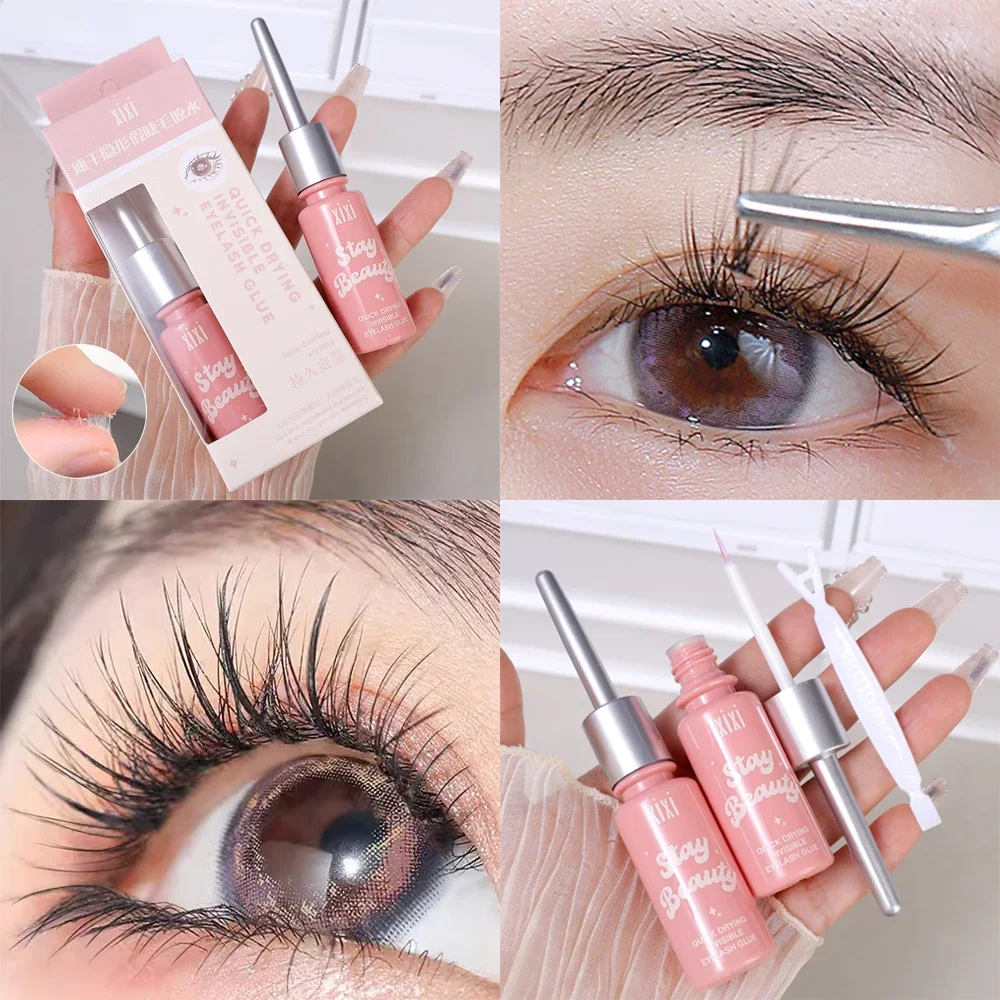 Quick Dry Invisible False Eyelash Glue Styling Transparent Natural Fake Eyelashes Extension Glue Self Adhesive Waterproof Makeup 6