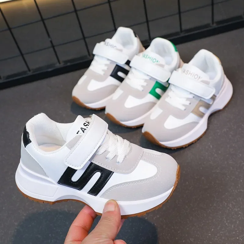 

Spring 2024 New Children's Sports Shoes Boys Breathable Mesh Shoes Soft Soles Non-slip Baby Girls Running Shoes