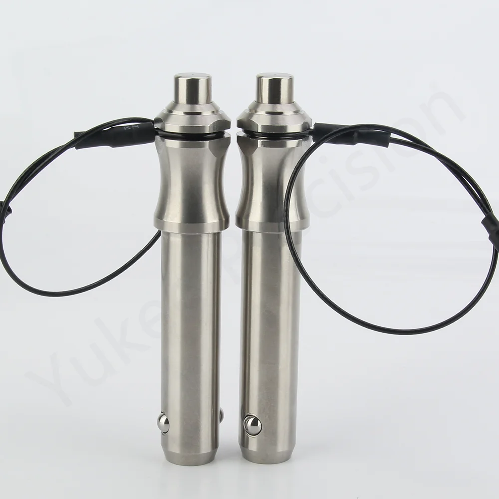 스테인리스 스틸 실버 비미니 탑 핀, 로프 직경 5  25mm, 해양 하드웨어, 퀵 릴리스 핀, YK113 공장 판매