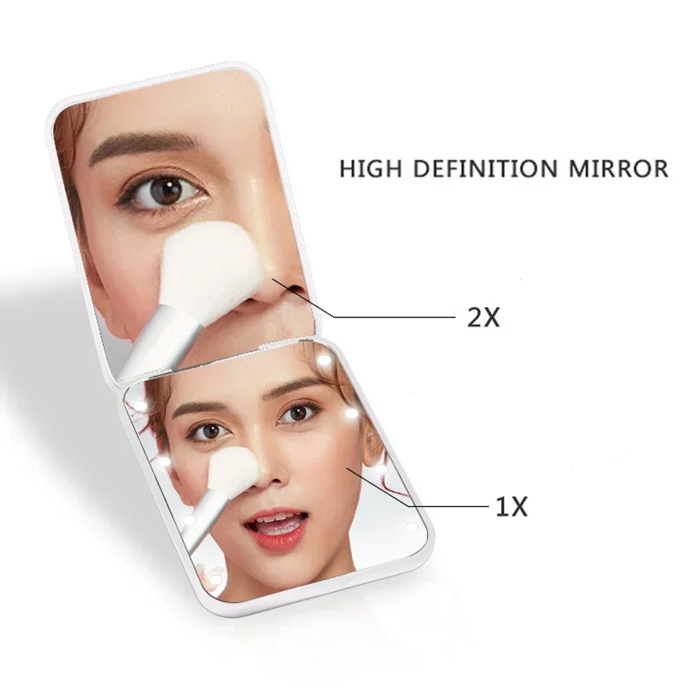 Mini LED Magnifying Makeup Mirror 2