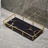 New Light Luxury Style Bathroom Toilet Washbasin Cosmetic Box Storage Rack Storage Rack Washbasin Desktop Tray Storage Items 3