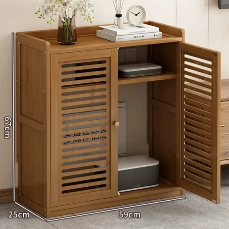 Free-Standing Router Organizer Spacious WiFi Box Cover Thickened Panels Ventilated Design for Heat Dissipation