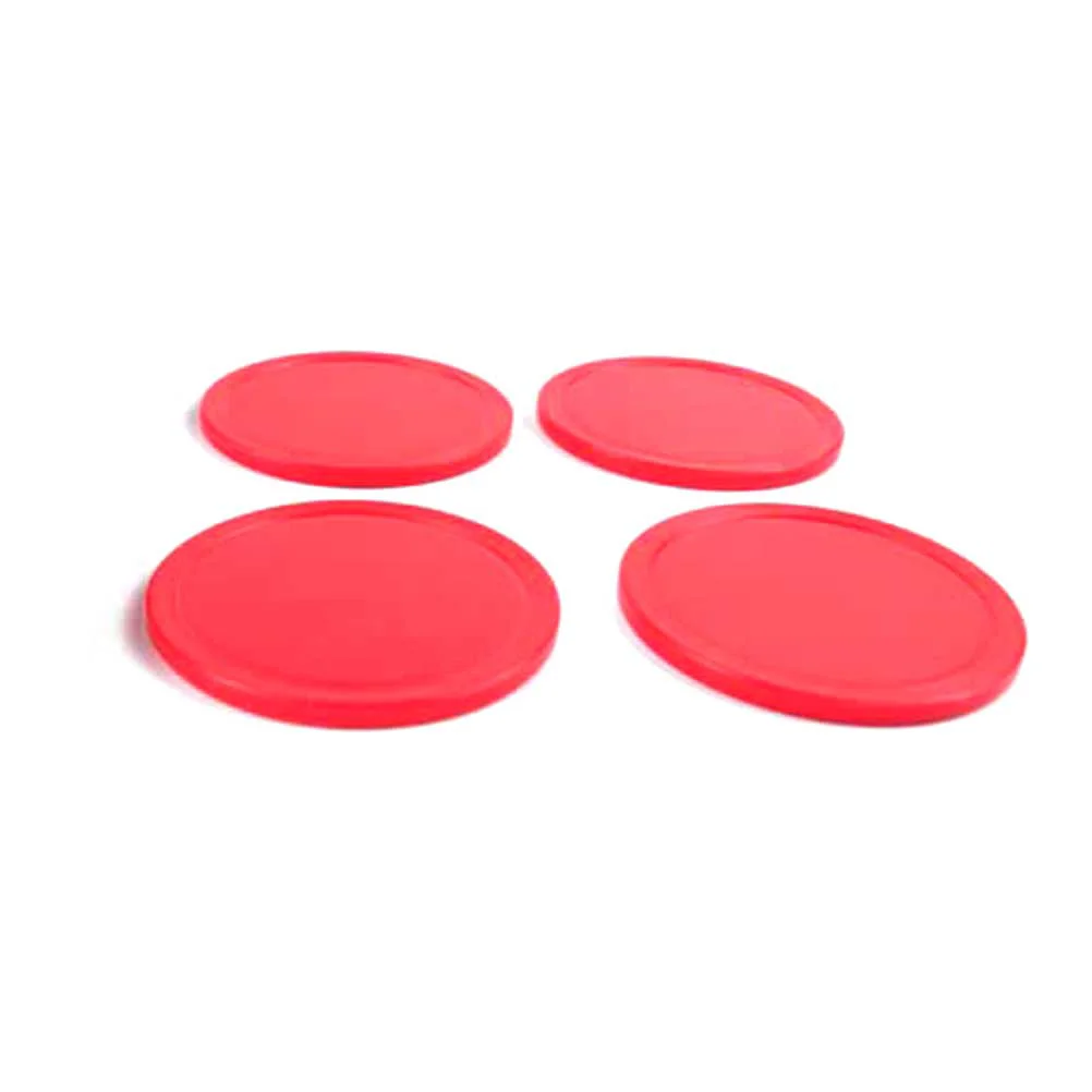 4 Pcs Discs Ice Field Accessories Air Mallet Game Supplies Pucks Tabletop Ergonomical Paddles Handles Replacement Hockey Pushers
