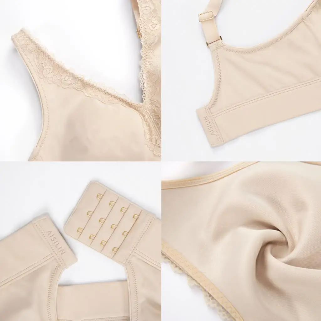 Women's Wireless Comfort Bra Sleep Plus Size Support Unlined Smooth Comfort Brelette Full Coverage Seamless B-DD E F G 44 46 