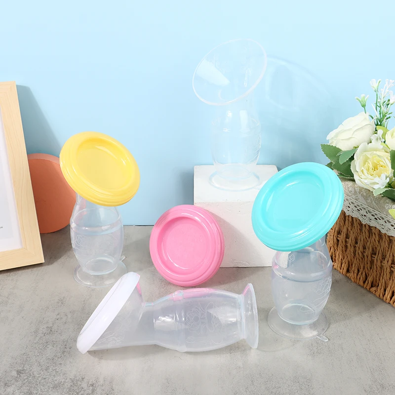 Silicone Breast Pump 1PC Baby Feeding Manual Breast Pump Collector Correction Milk Pumps