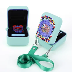 Waterproof Shockproof Silicone Carrying Case with Lanyard for Interactive Toy Digital Pet (Green)