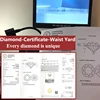 COSFIX 0.3-5ct Round Lab Grown Diamond HPHT IGI Certificate 3EX D/F Color VVS1 Clarity Diamond Gems 2