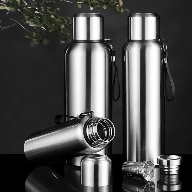Large Capacity Cold Thermal Thermos Tumbler Stainless Steel Insulated Tea Coffee Water Bottle Insulation Flask Pot Travel Mug 5