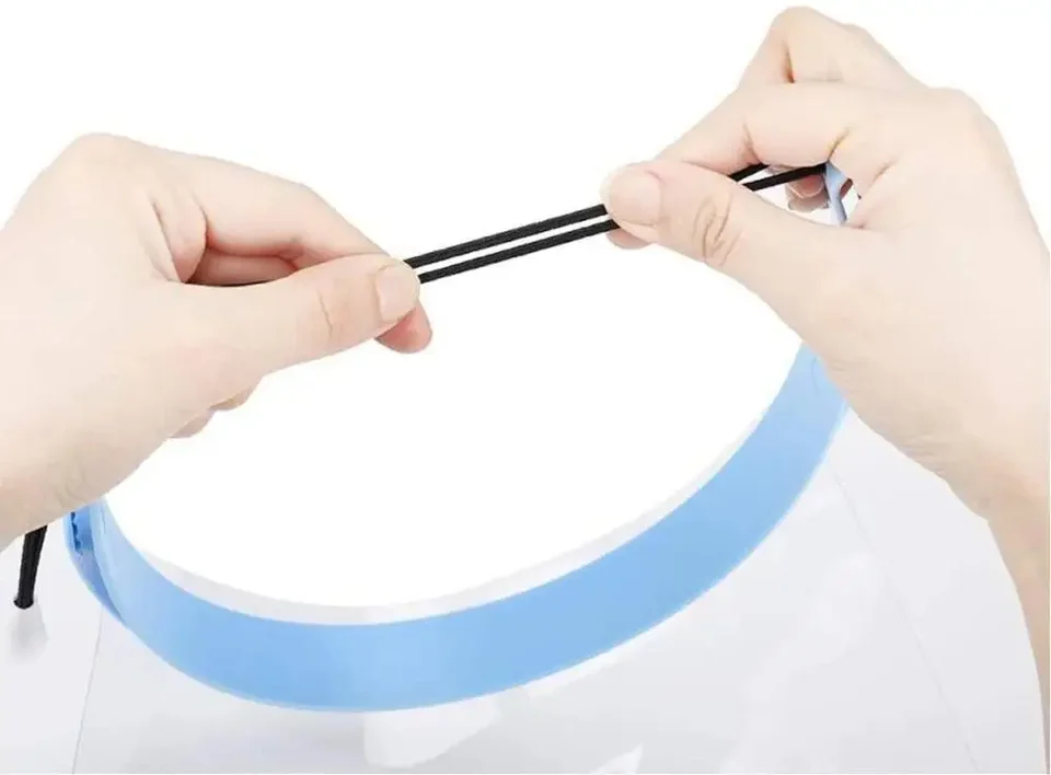 5/10Pcs Dental Protective Face Shield 10/5Pcs Detachable Face Shield 1 shelf Anti-Fog Dustproof Replacement Mask