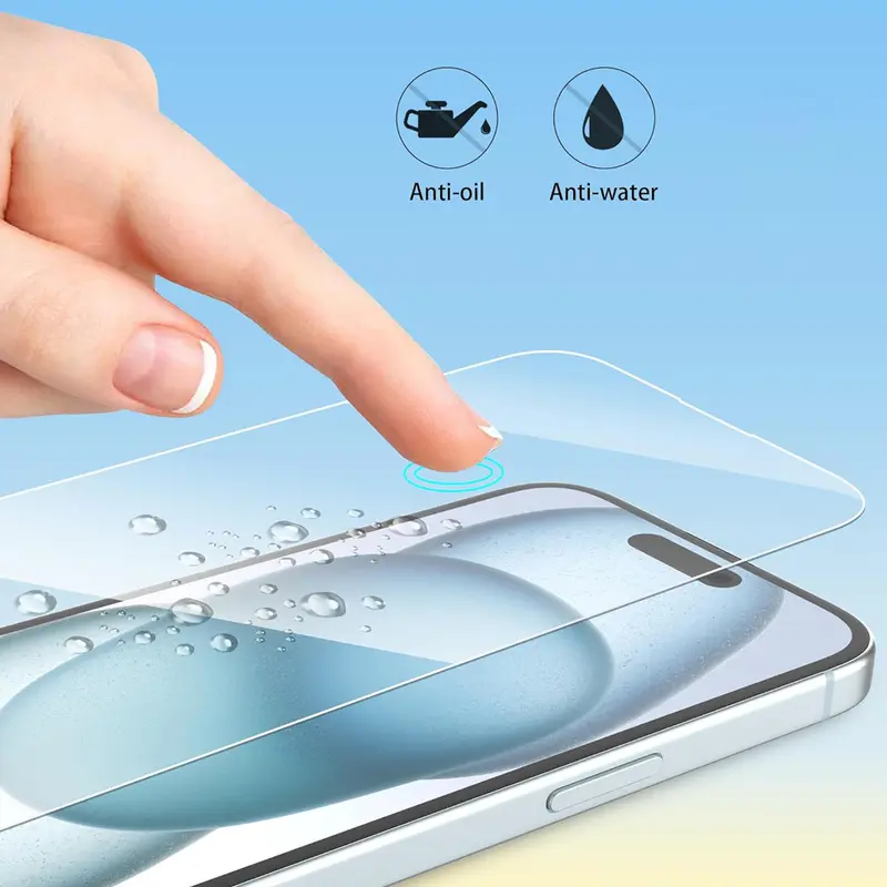 Clear Glass Film For iPhone 17 16 15 Pro Max Screen Protector For iPhone 11 12 13 14 15 Pro Tempered Glass IPhone13 Mini 16 Plus - Image 6