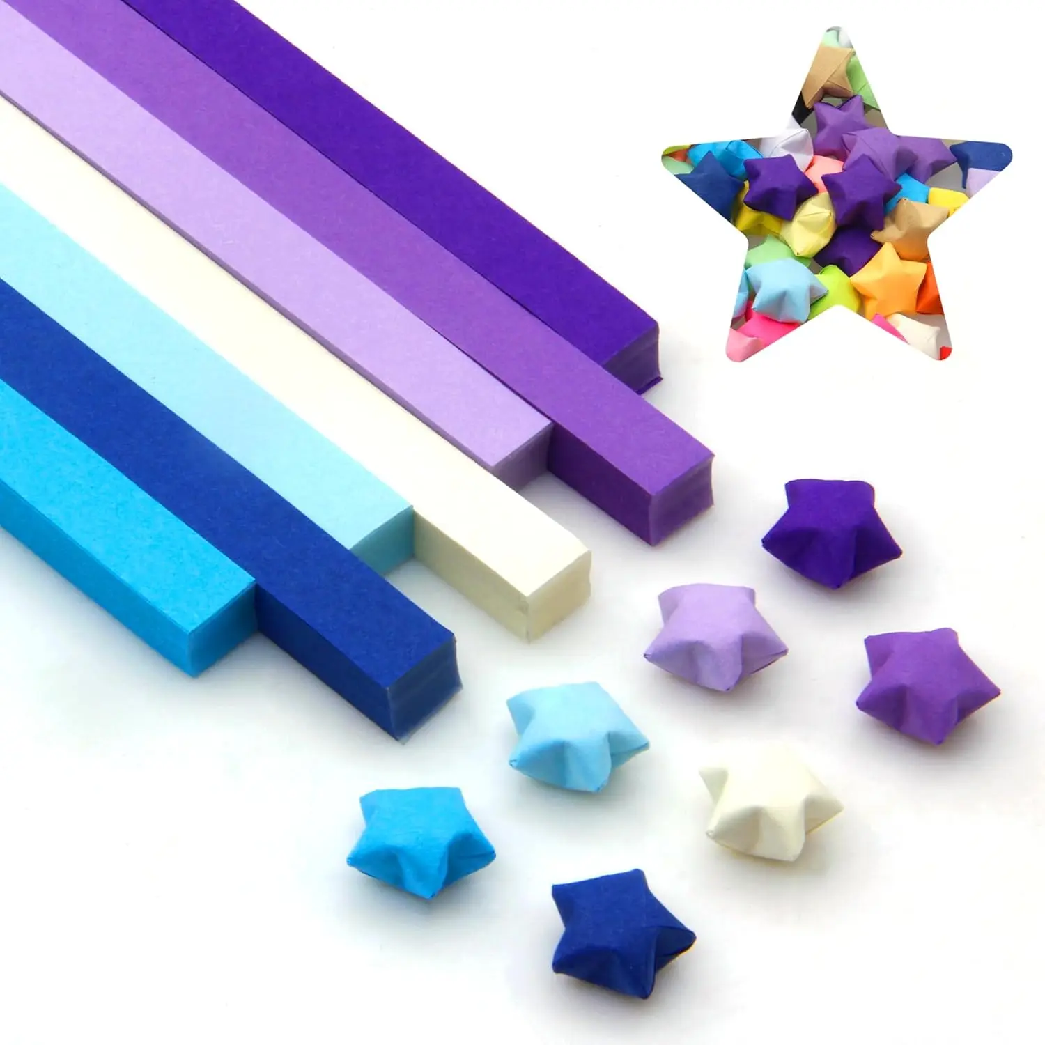 540pcs Origami Star Paper Strips Lucky Star Decoration Paper Strips Folding for DIY Hand Art Craft Origami School Teaching craft paper handmade craft paper handmade paper origami paper