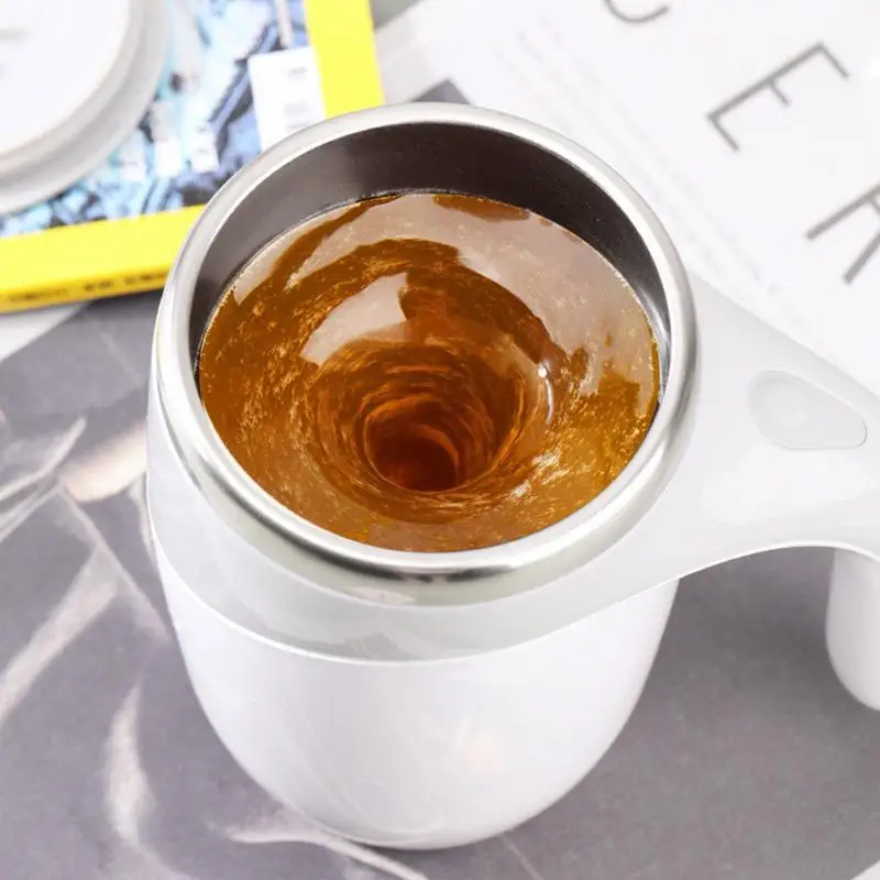 

Автоматическая Магнитная чашка для перемешивания, перезаряжаемая модель, чашка для кофе, чашка для ленивых, вращающаяся чашка для молочного коктейля