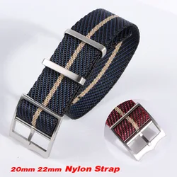 Military Nylon Watch Band for Tudor Canvas Premium Army Strap for Seiko Man Sport Belt for Rolex 20mm 22mm Fabric Bracelet