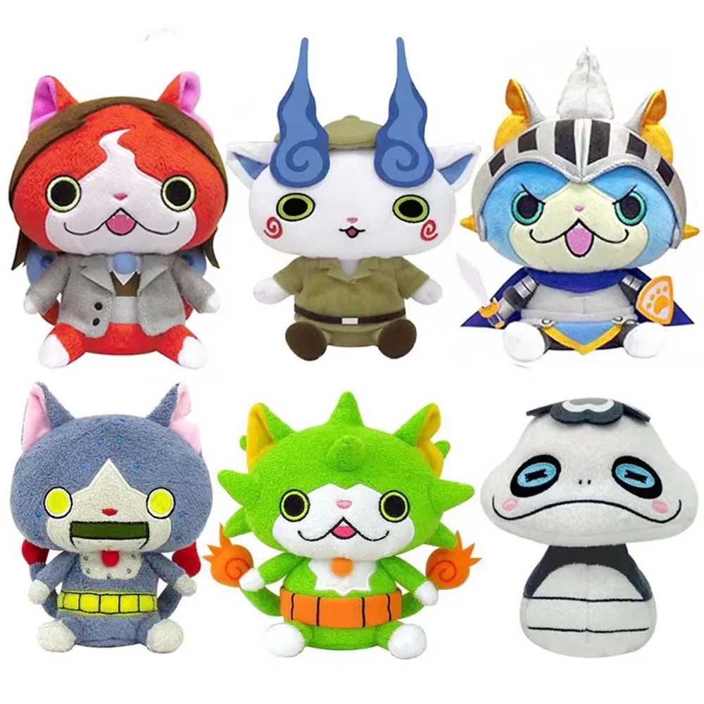Japan Anime Yokai Watch Jibanyan Cat Series Collection Mini Plush
