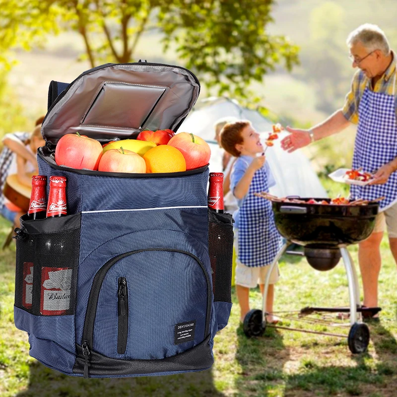 DENUONISS 33L borsa termica morbida grande 36 lattine zaino termico borsa termica borsa da viaggio per la conservazione degli alimenti a prova di perdite di birra da spiaggia