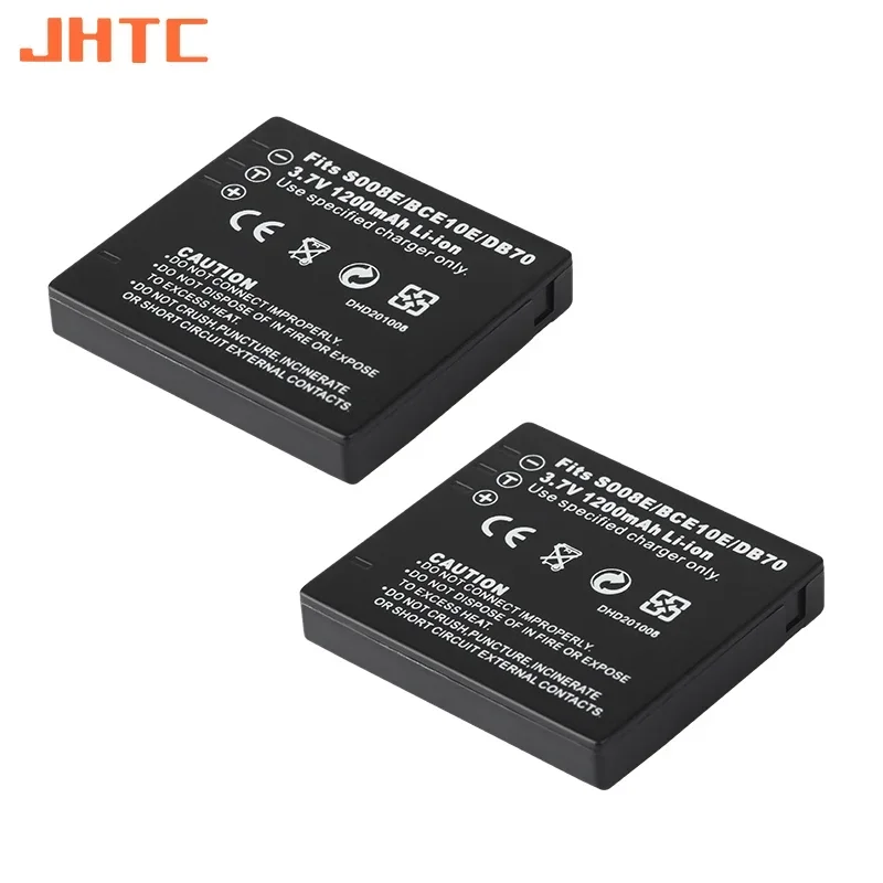 Cga-S008E Cga-S008A Vw-Vbj10 Batteria Per Batterie Panasonic Dmc-Fs3 Fs5 Fs20 Fx30 Fx33 Fx35 Fx36 Fx37 Cga S008E 1200Mah