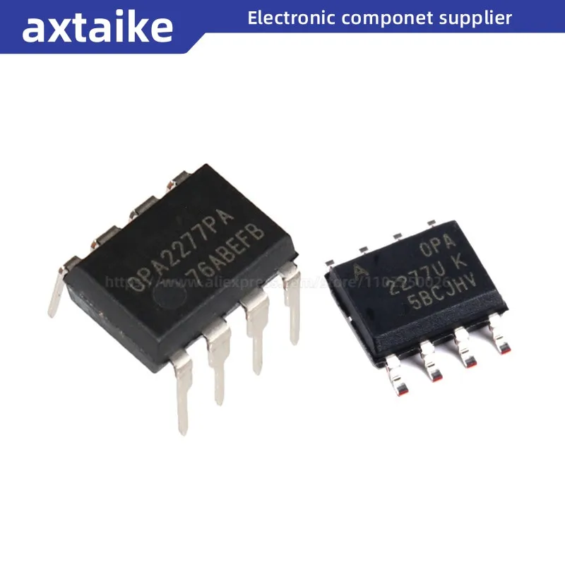 

5PCS OPA2277 OPA2277PA OPA2277UA DIP8 SOIC-8 2277U 2277UK OPA2277U OPA2277UA/2K5 SMD High Precision Operational Amplifiers IC