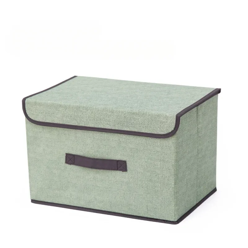 Foldable Gray Fabric Storage Box