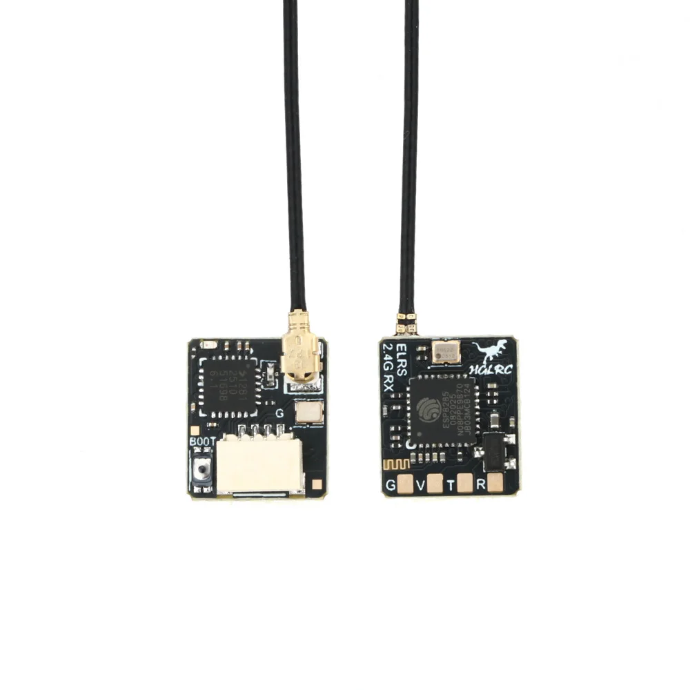 HGLRC ELRS 2.4G Receiver 500MHZ Refresh Rate ELRS 3.0 for RC Airplane FPV Long Range Drones DIY Parts thumbnail 4