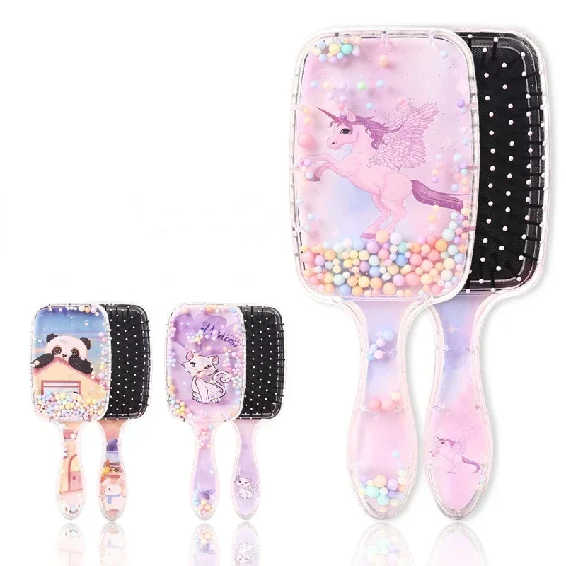 Kids Hair Comb Brush Kawaii Cartoon Animal Panda Massage Air Cushion Comb for Girl