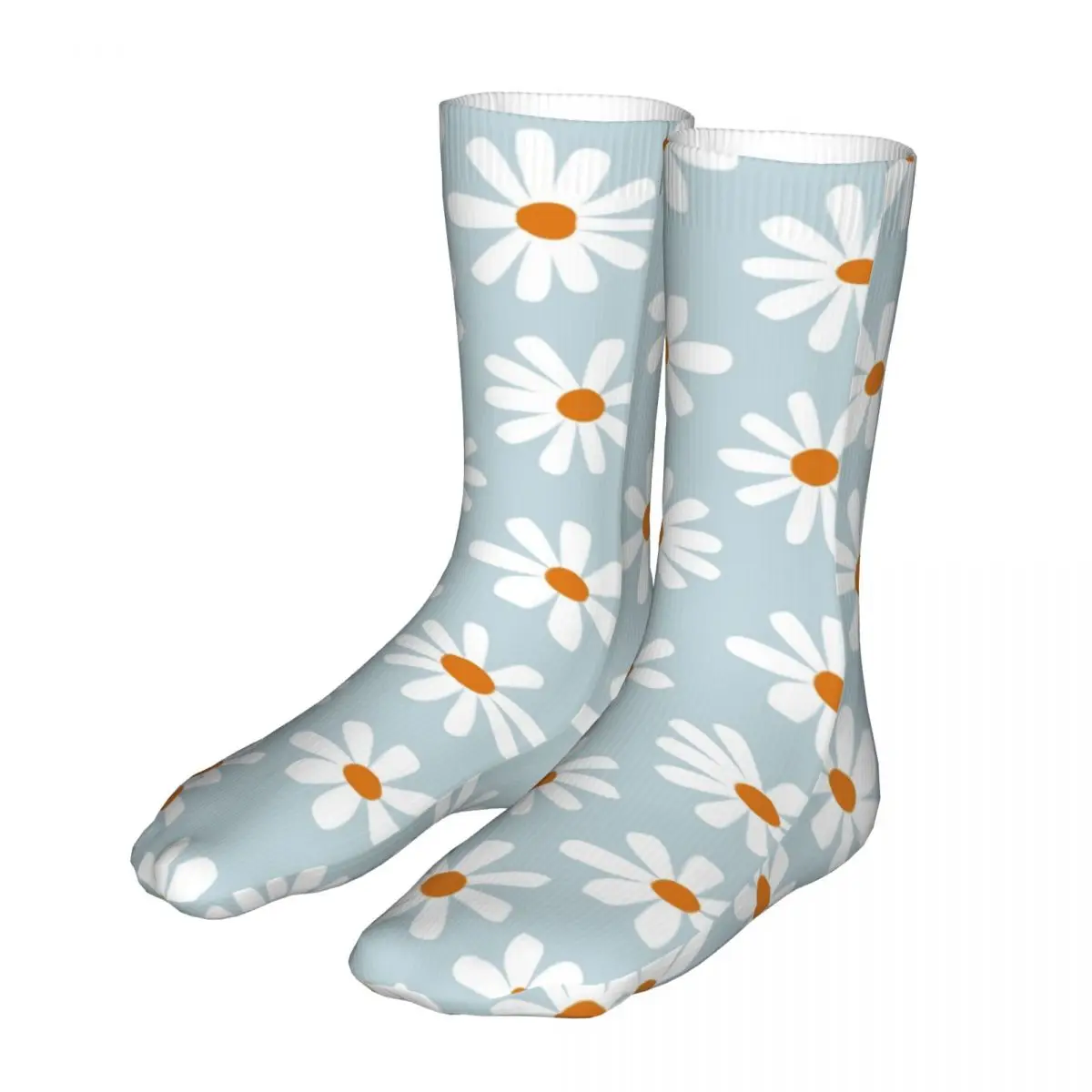 

Men Sport Daisy Flowers Socks Cotton Harajuku Woman Sock