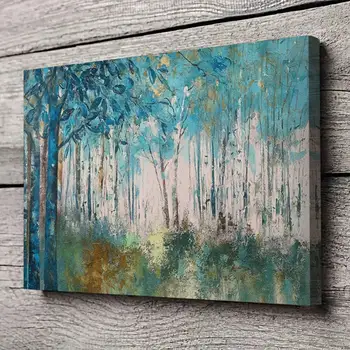 Framed Forest Landscape Wall Art 1