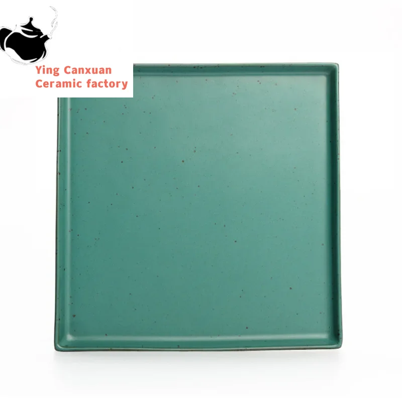 

Dry-Bulb Tray Jingdezhen Ceramic Kung Fu Tea Bearing Hu Dian Coasters Dian Xin Pan Chinese Tea Table Serving Trays Kitchen