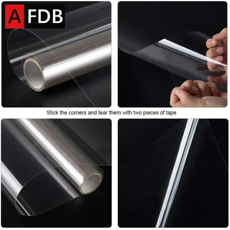 3m Transparent Safety Window Film Shock-proof Glass Protector Explosion-proof Transparent Self-adhesive Film window film