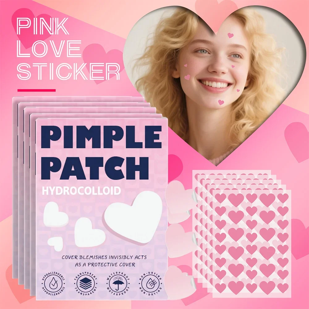 1260Pcs Invisible Acne Patches Removal Pimple Anti-Acne Hydrocolloid Patches Spots Marks Concealer Repair Sticker Waterproof