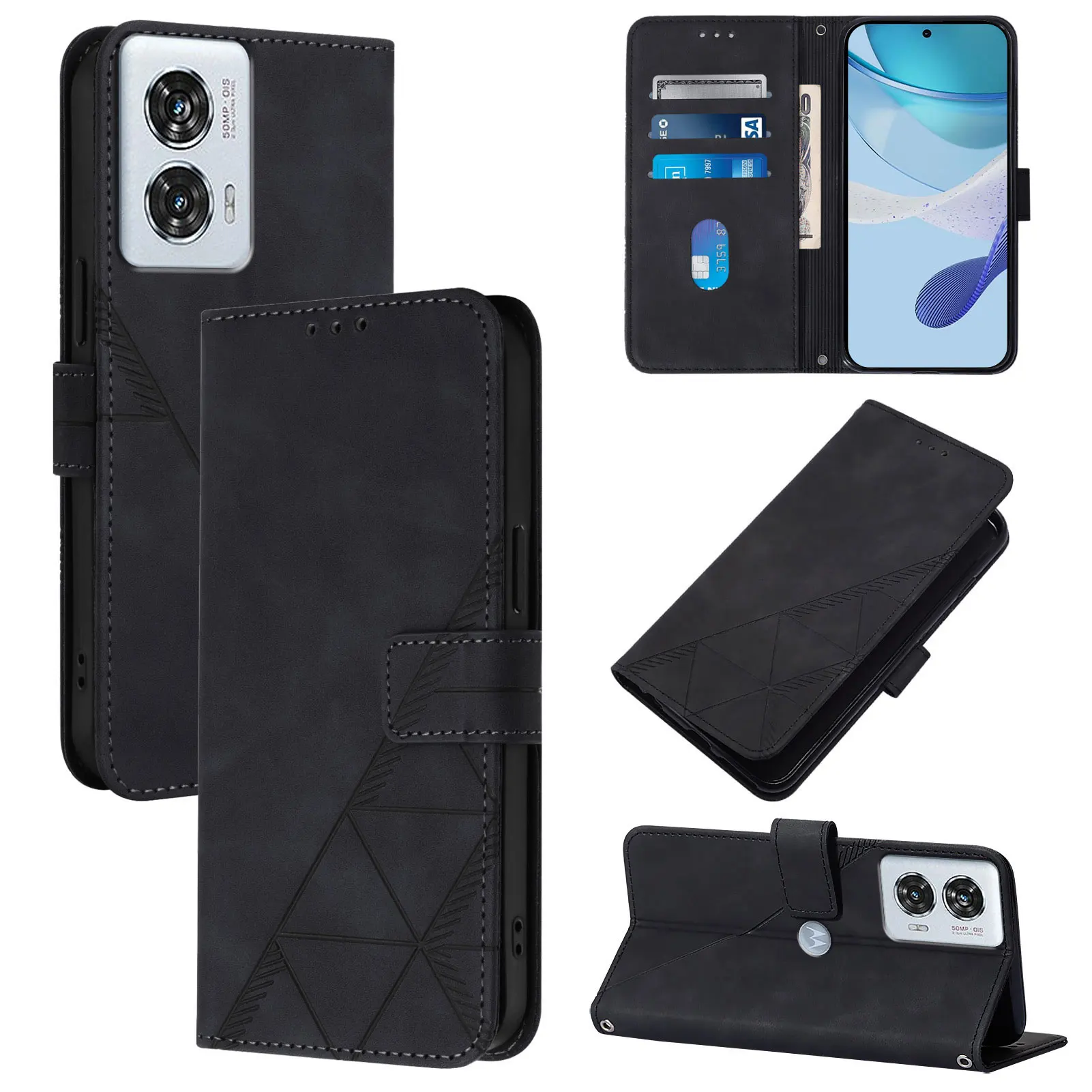 Premium Flip Folio Wallet Cover with Magnetic Stand Case