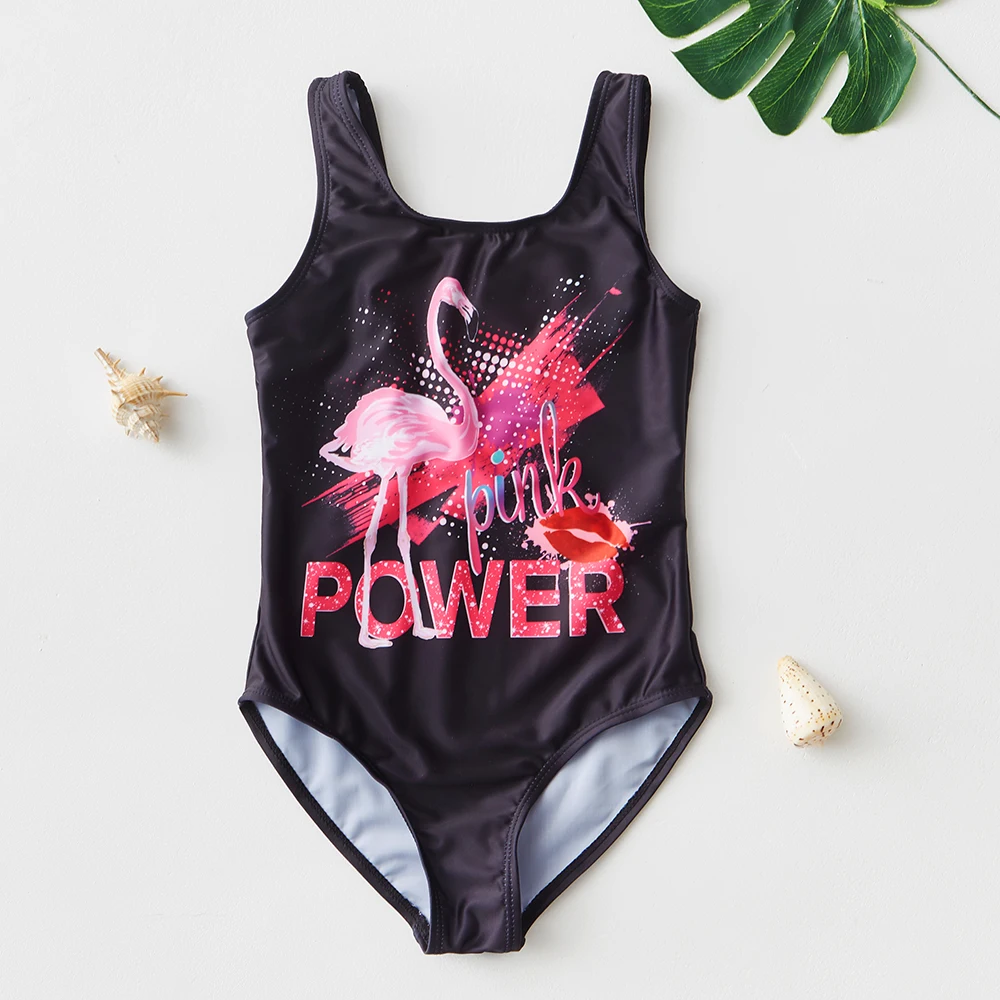 3-12Y Girls Swimsuit One piece Baby Swimwear For Baby girl Swimming suit Kids Bathing suit Beach wear