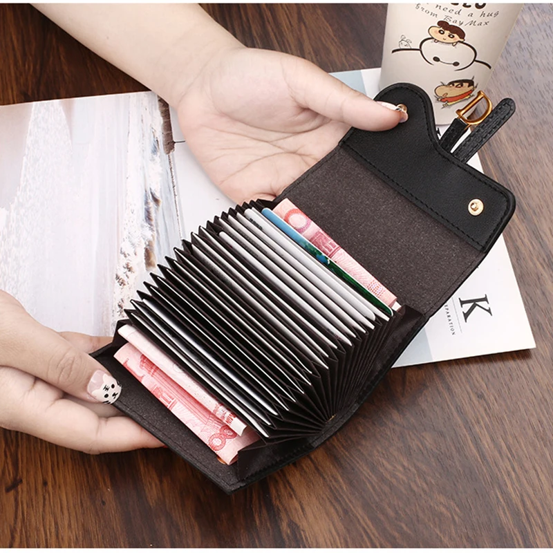 Female Card Bag Compact Multi Card Position Coin Purse Wallet Card Holder