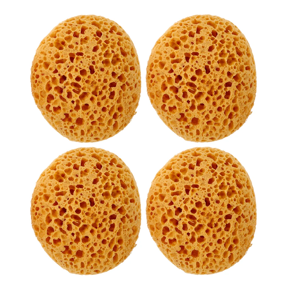 4 Pcs Textured Sponge Painting Ceiling Portable Wall for Repair Drywall Cleaning Knockdown Tool Sponges