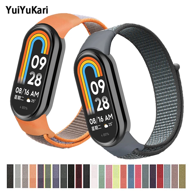 Correa de reloj para Xiaomi Mi Band, pulsera deportiva de silicona con NFC,  para modelos 3, 4 y 5, 7 y 6 - AliExpress