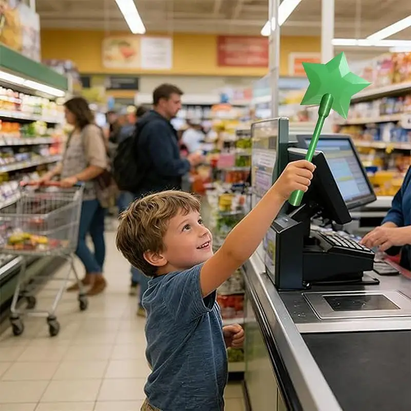 1 Stück 3D-Gedruckter Sternenzauberstab Kontaktloser Zahlungs-Kartenhalter Tragbarer Kreditkartenhalter in 7 Farben – Detail 4
