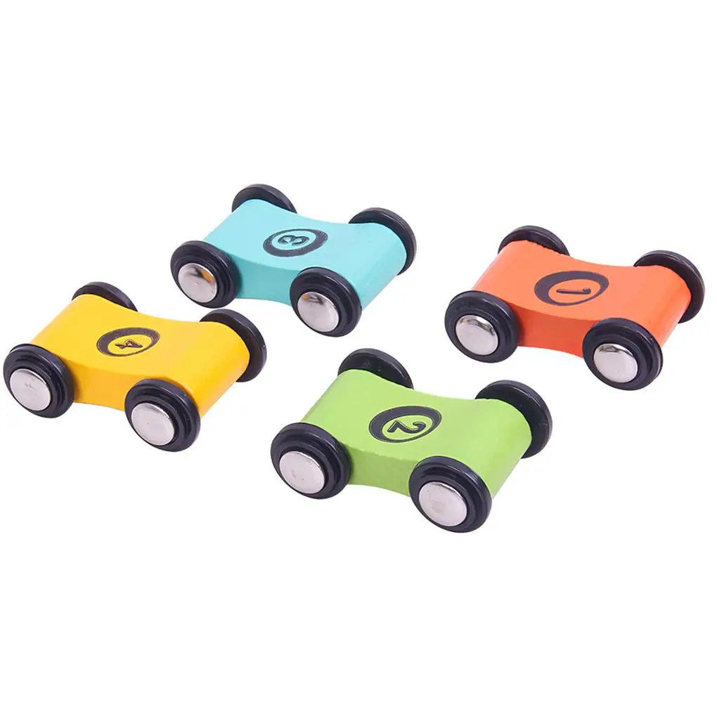 

4 Pieces Racing Track Toy Wear-resistant Game Toys Interactive Toy