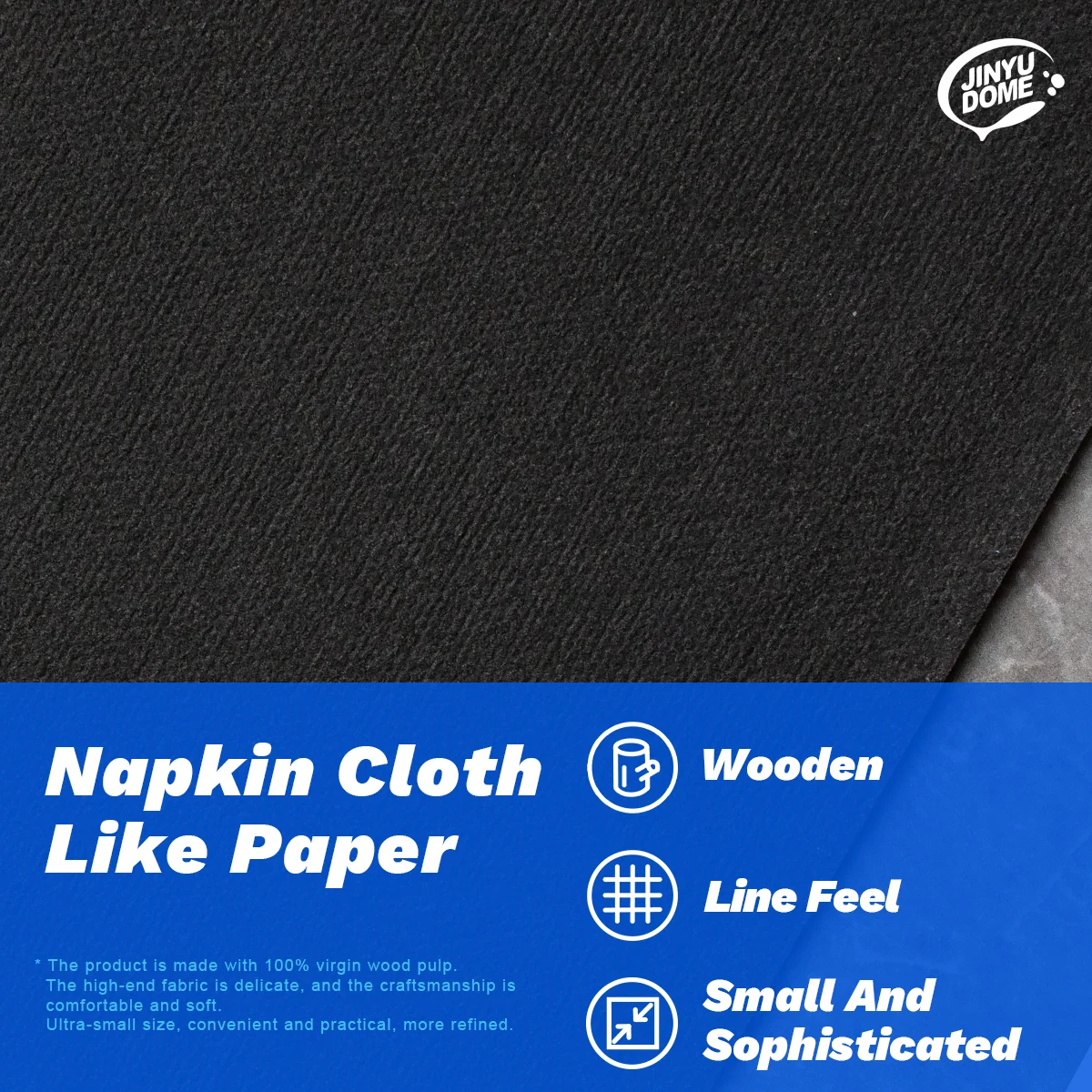 25/50Pcs Disposable Linen-Feel Dinner Napkin 9.84*9.84in Burgundy/Black Napkin Prefold Paper Napkins For Party Wedding