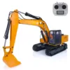 JDM 1/12 Hydraulic Excavator Painted Assembled RC Model Pump Tracks Elextric Digger Remote Control Toucan Model Toy TH18484 1